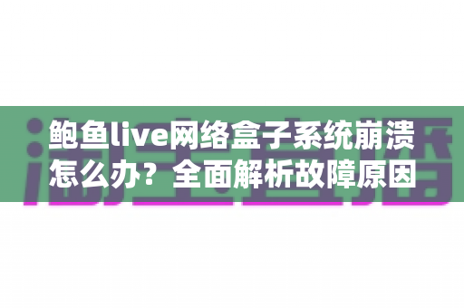 鲍鱼live网络盒子系统崩溃怎么办？全面解析故障原因与实用解决方案