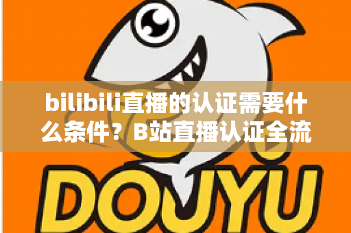 bilibili直播的认证需要什么条件？B站直播认证全流程详解与实用指南