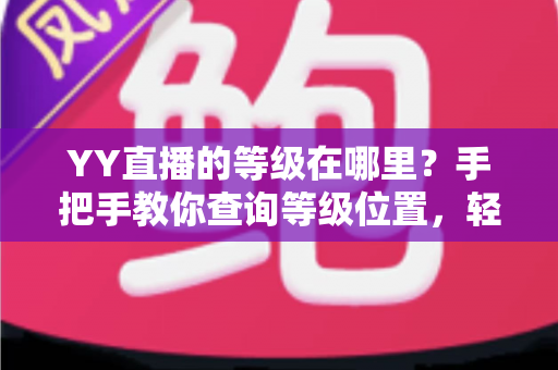 YY直播的等级在哪里?手把手教你查询等级位置,轻松掌握升级秘籍与权益全解析 YY直播的等级在哪里?手把手教你查询等级位置,轻松掌握升级秘籍与权益全解析