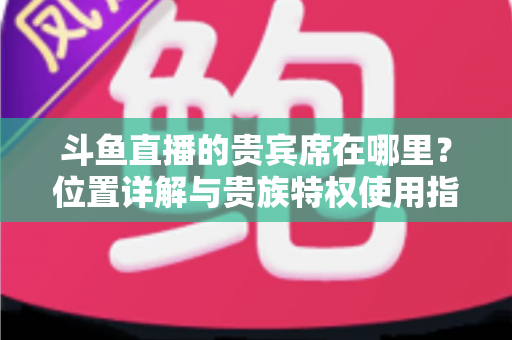 斗鱼直播的贵宾席在哪里？位置详解与贵族特权使用指南