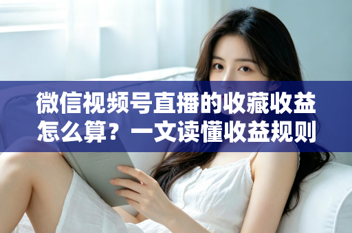 微信视频号直播的收藏收益怎么算？一文读懂收益规则、分成比例与提现全流程