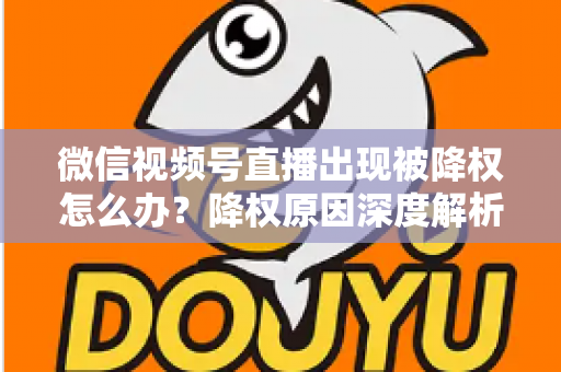 微信视频号直播出现被降权怎么办？降权原因深度解析与快速恢复流量权重全攻略