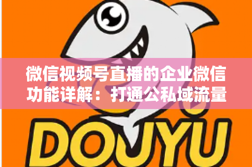 微信视频号直播的企业微信功能详解：打通公私域流量的全链路运营实战指南