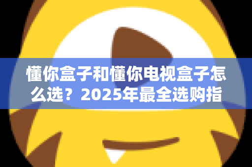 懂你盒子和懂你电视盒子怎么选？2025年最全选购指南：核心区别、适用人群与避坑技巧一次讲透